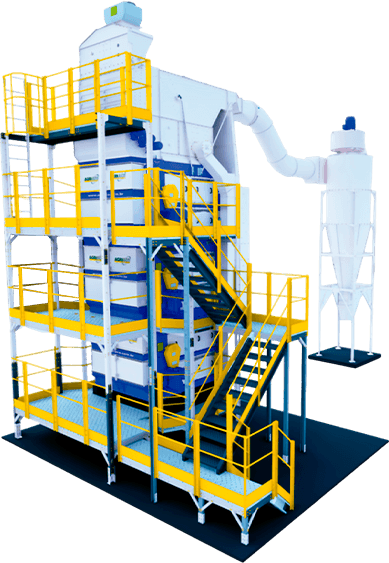 Máquina de limpeza de grãos Agriaço — 360 ton/h