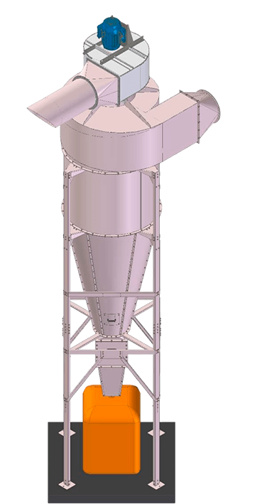 Máquina de limpeza de grãos Agriaço — Ciclone
